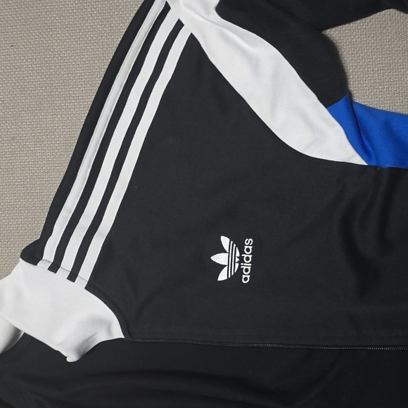 Adidas Track Jacket Youth Size Medium Black,Blue,White - Picture 14 of 15